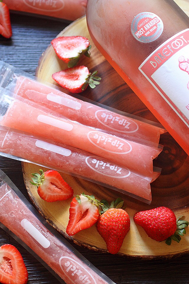 Strawberry Moscato Popsicles 2