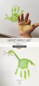 hand print art toddler crafts 1
