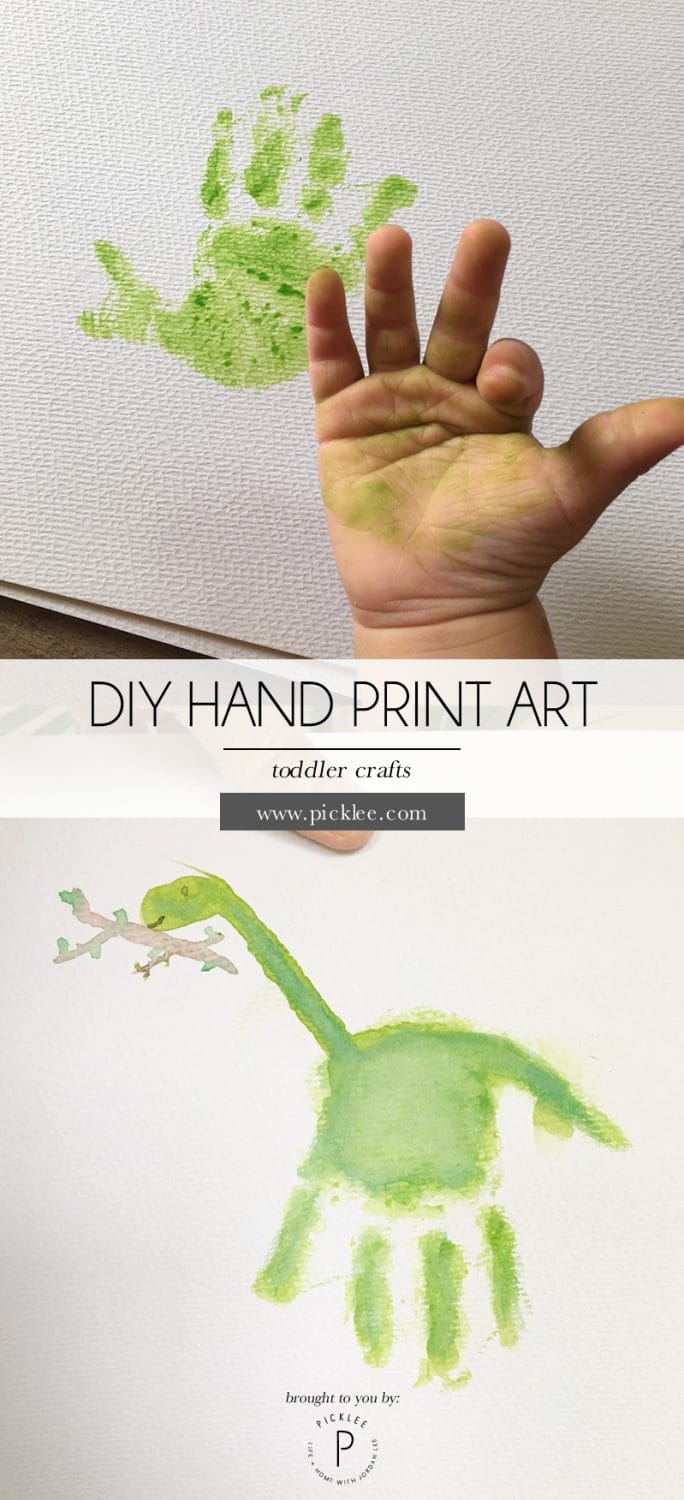 hand print art toddler crafts 2