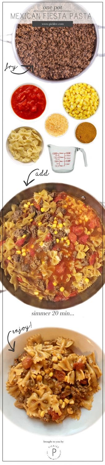 one pot mexican pasta ground beef
