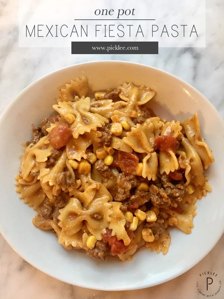 one pot weeknight meal mexican pasta
